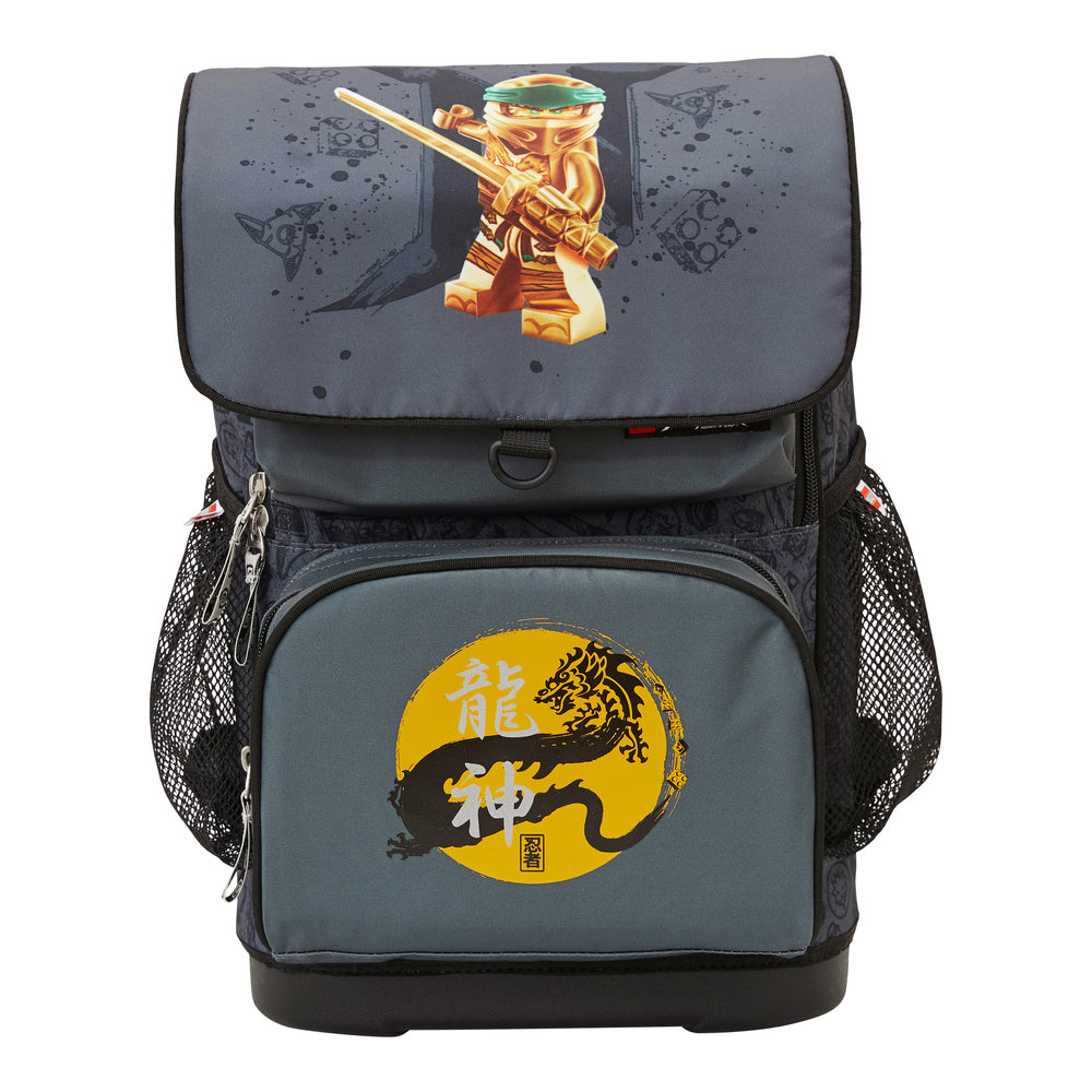 Skoletaske LEGO® Optimo 24L Ninjago gold m/gympose