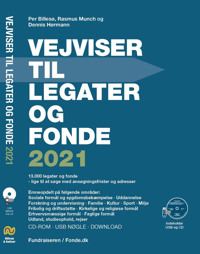 Vejviser til legater og fonde 2021 CD-ROM og USB