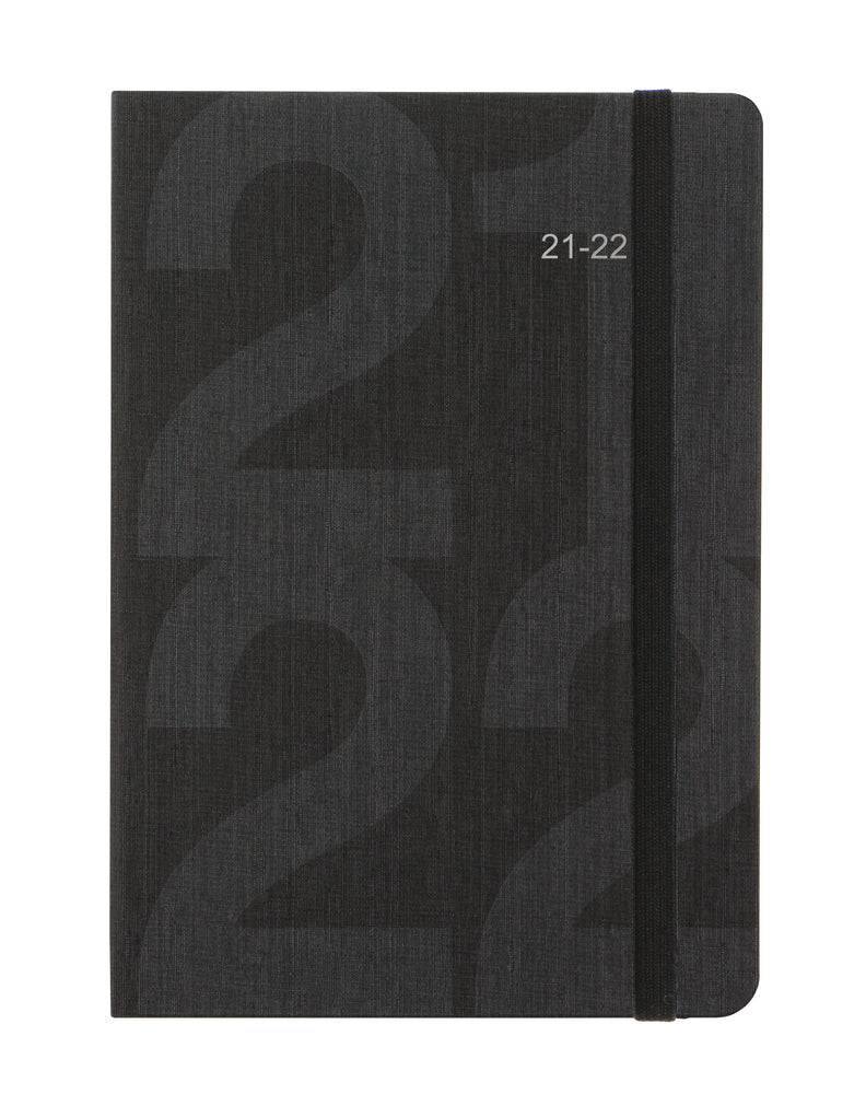 Studiekalender Letts 21/22 Block UGE A6 BLACK