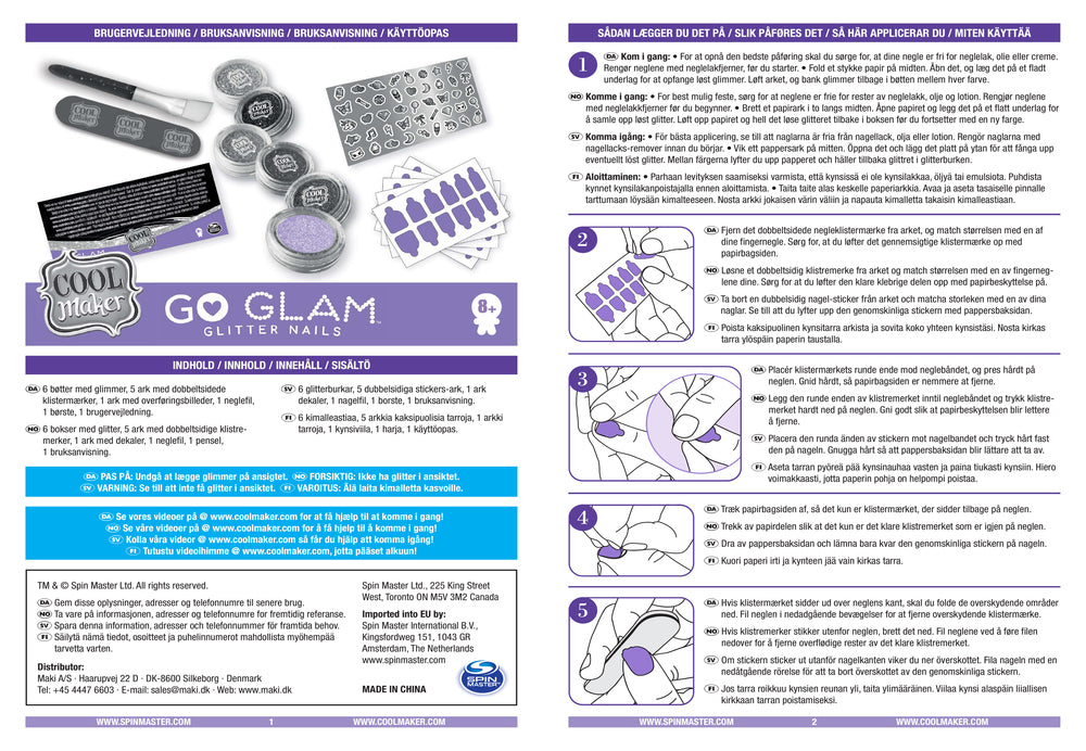 Cool Maker Go Glam Glitter Nails