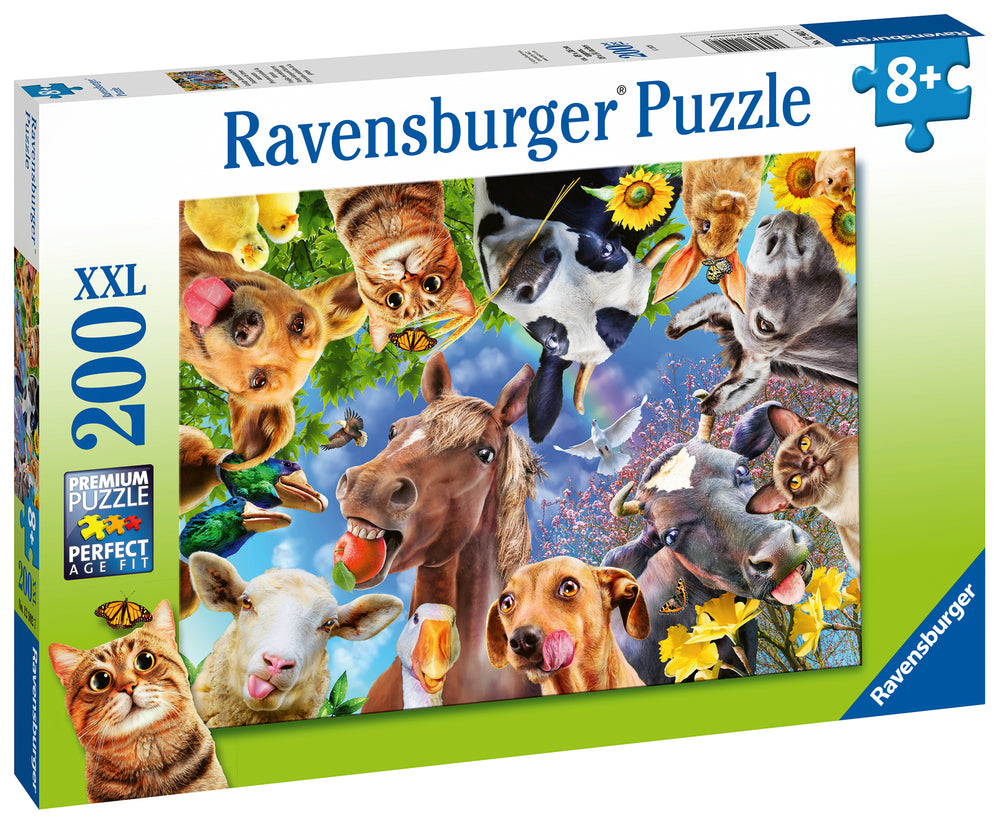 Puslespil Funny farmyard friends 200 brikker