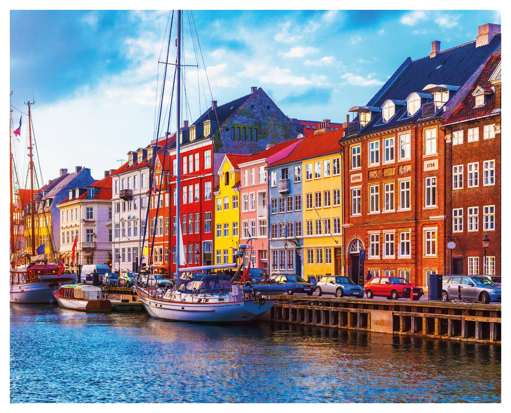 Diamond Art lærred nyhavn 40 x 50 cm