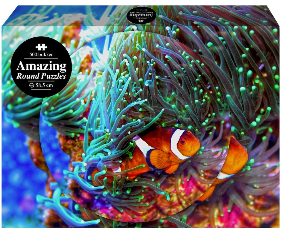 Puslespil Amazing round 500 brikker Fish