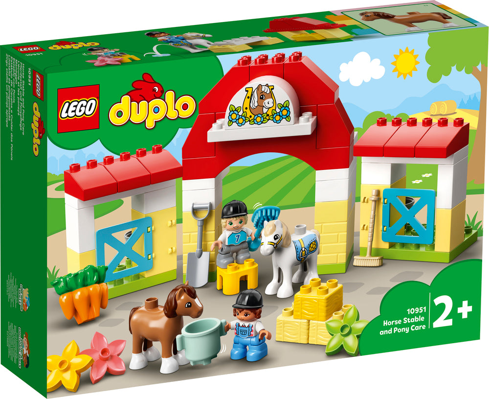 10951 LEGO DUPLO Town Hestestald og Ponypasning