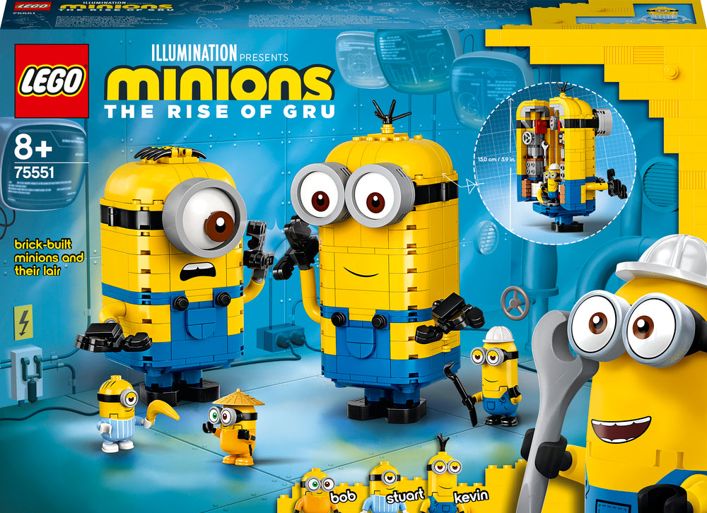 75551 LEGO Minions Klodsbyggede Minions og Deres Tilholdssted