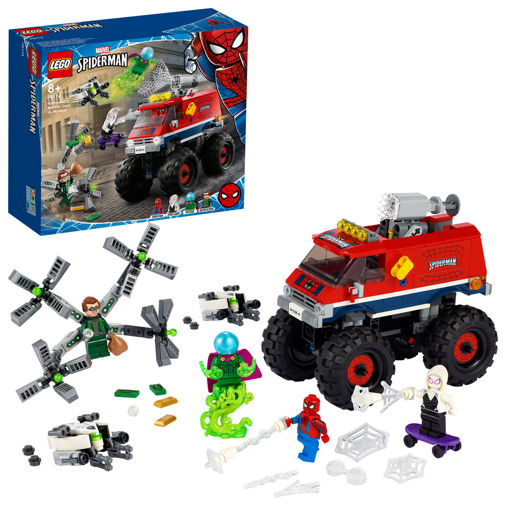 76174 LEGO Super Heroes spider-mans monstertruck mod mysteri