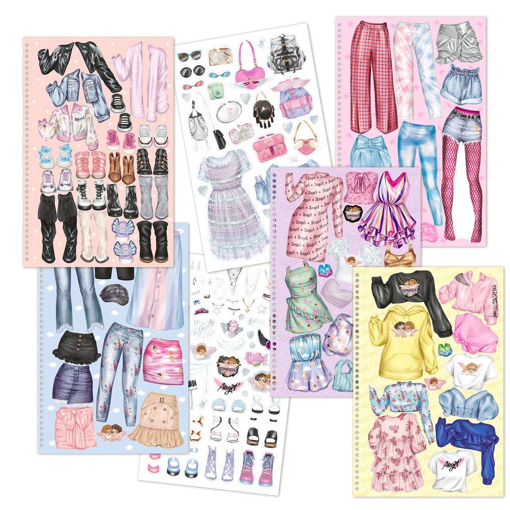 TOPModel Dress me up Designbog KITCHY ANGEL