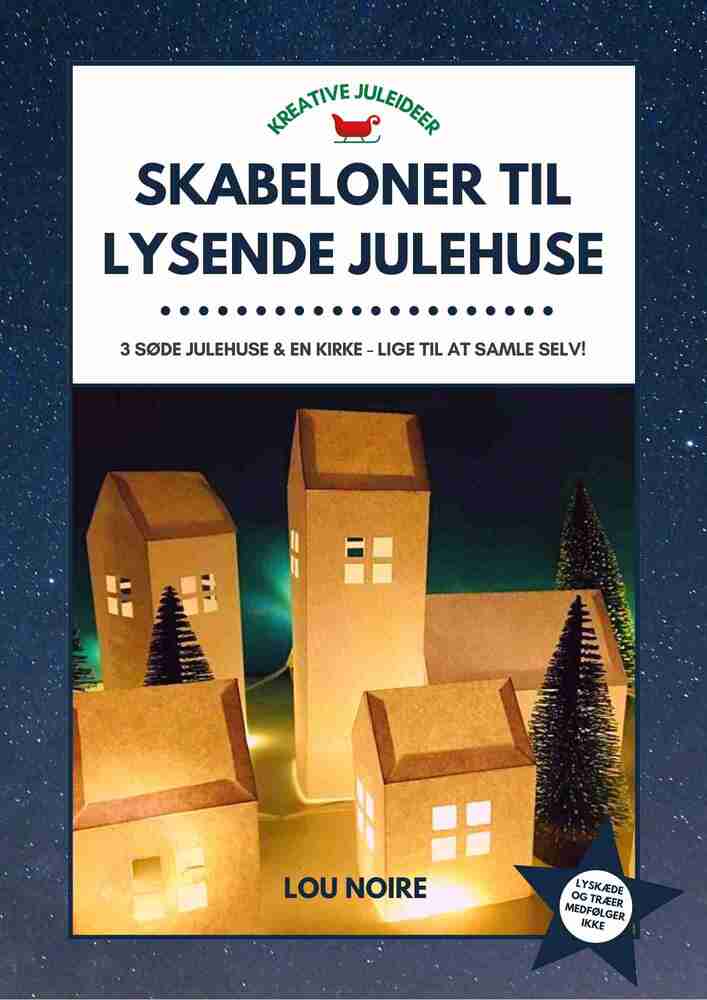 Skabeloner til lysende julehuse