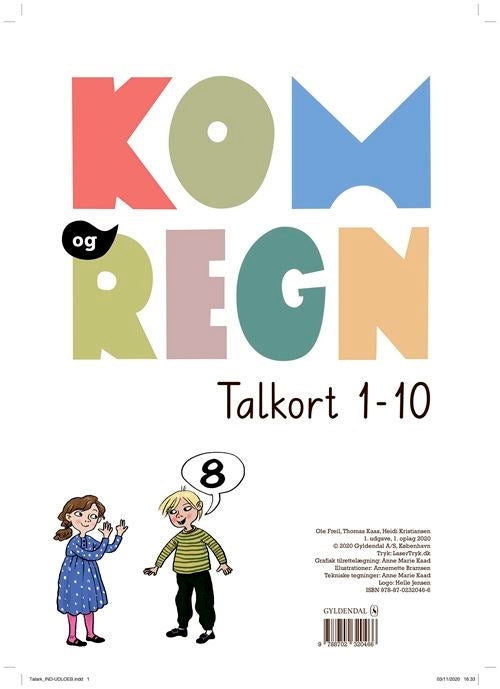 Kom og regn. Talkort
