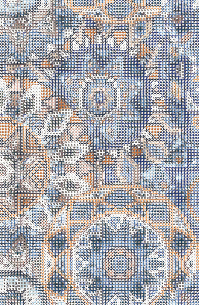 Diamond Art lærred mandala 30 x 20 cm