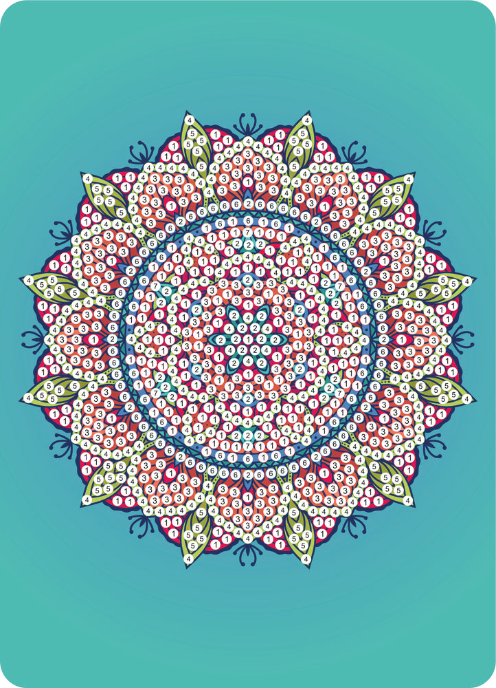 Diamond Art mandala 13 x 18 cm
