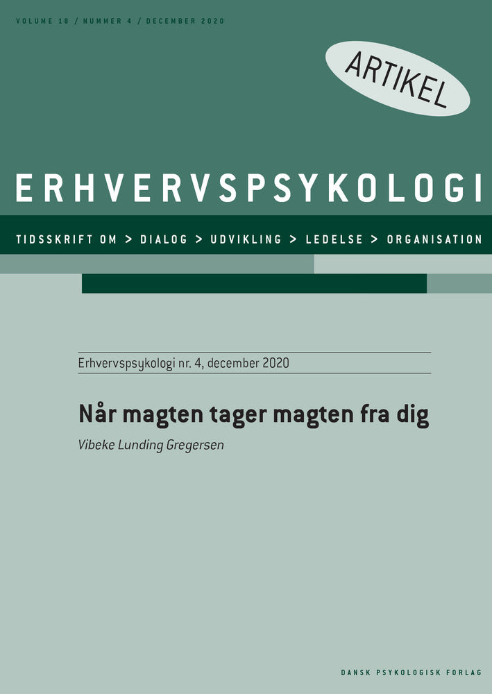 Når magten tager magten fra dig