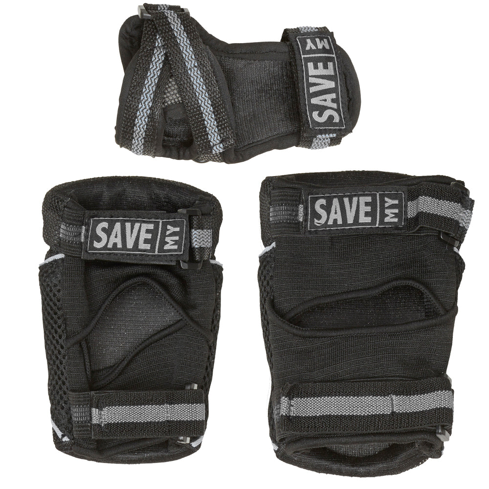 Save My Bones beskyttelses sæt sort XS