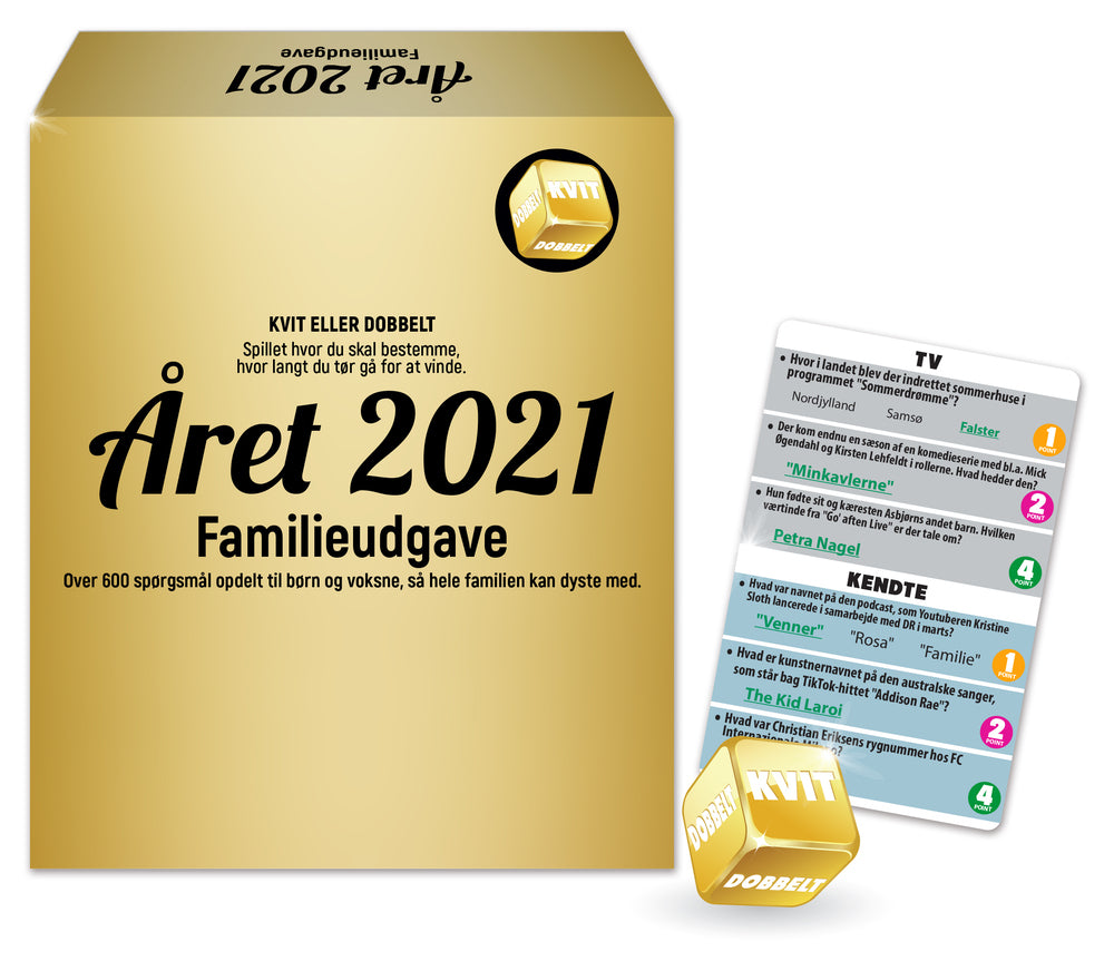 Året 2021 - Kvit eller dobbelt