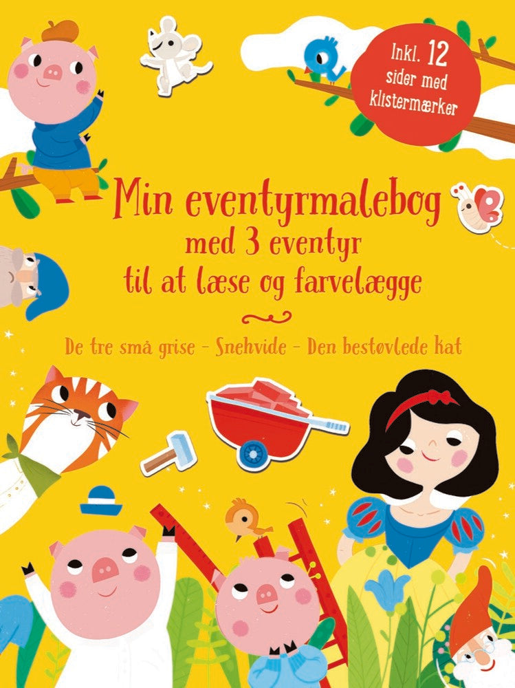 Min eventyrmalebog - gul
