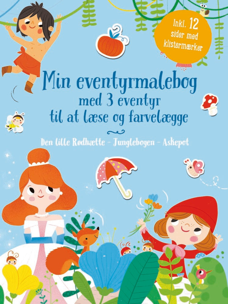 Min eventyrmalebog - blå