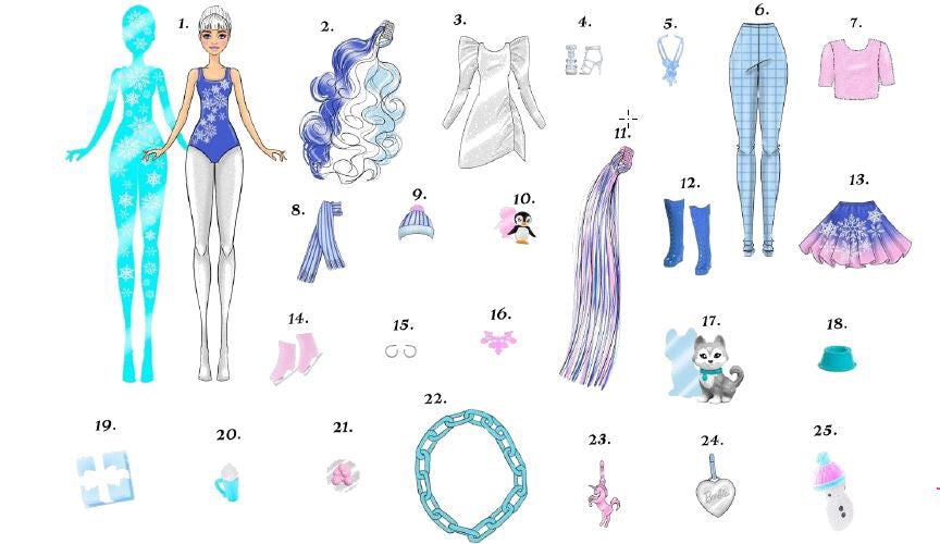 Barbie Color Reveal Advent Calendar 2021