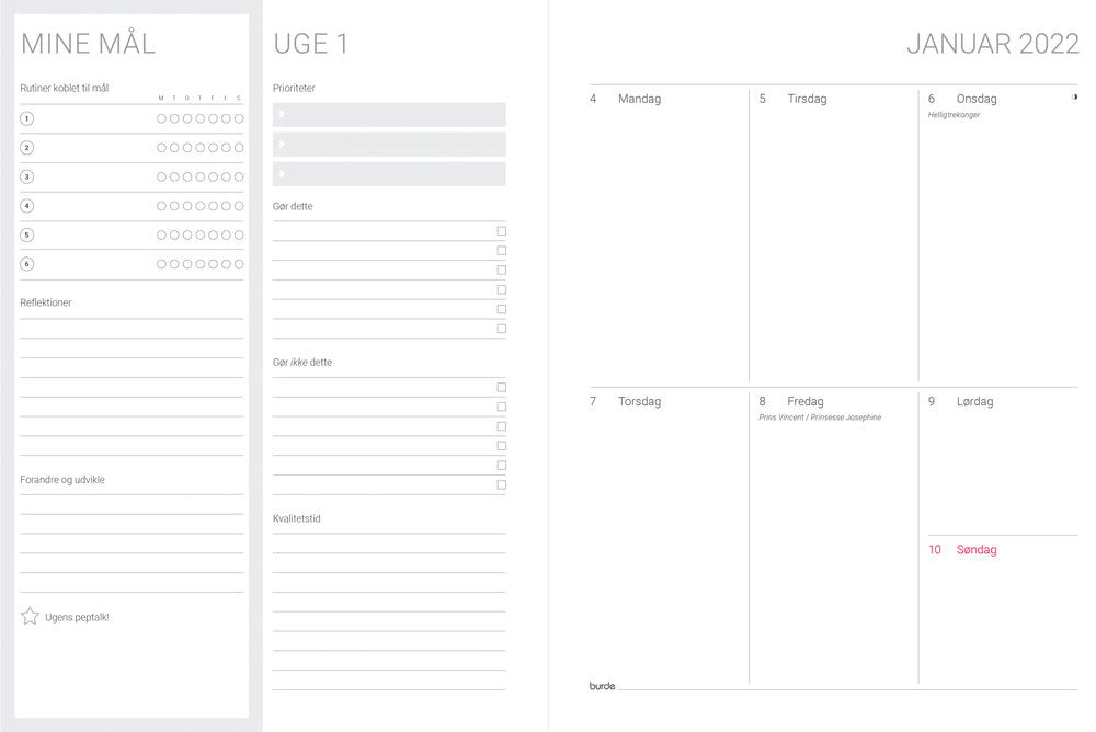 Goal planner 19,5 x 26 cm Mayland