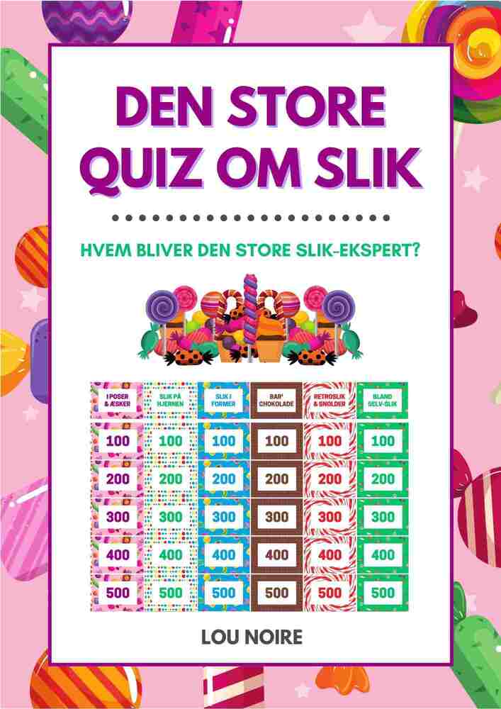 Den store quiz om slik