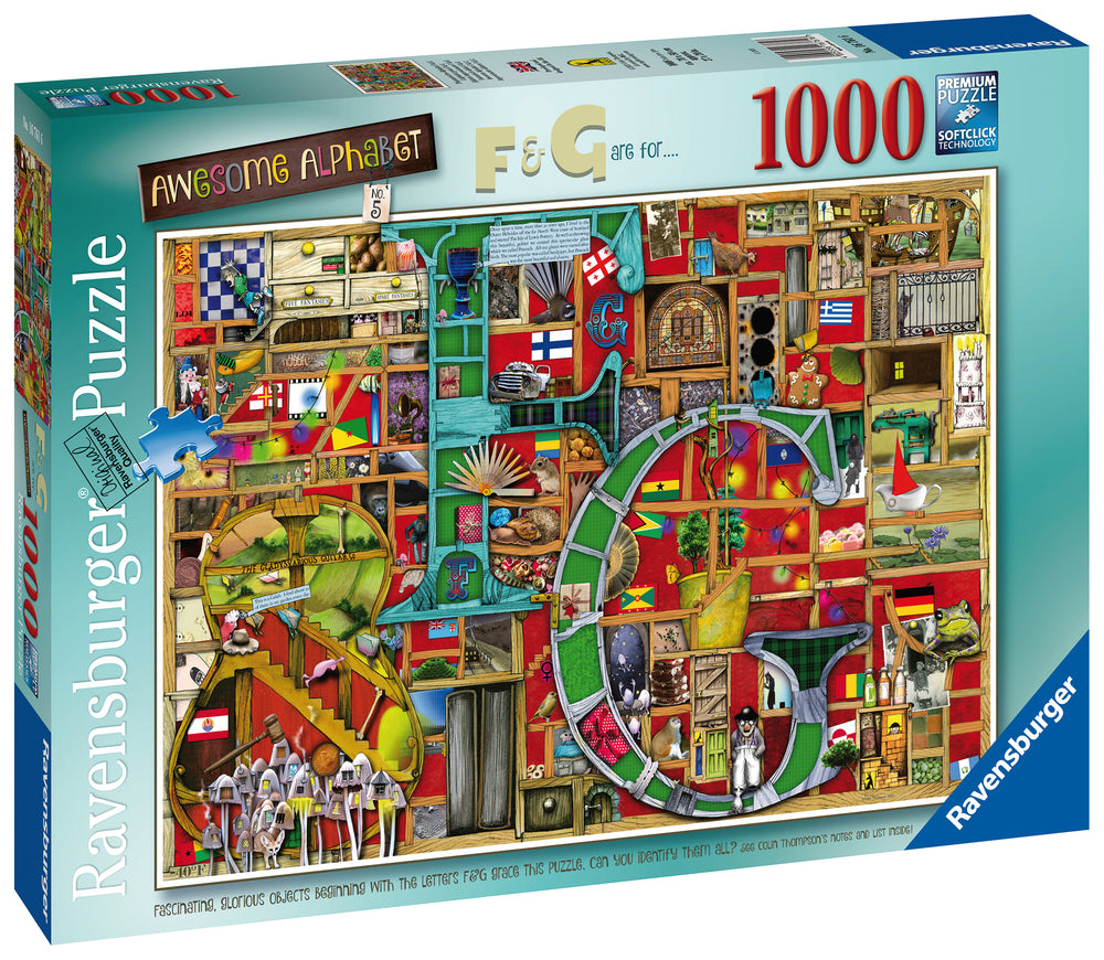 Puslespil Awesome Alphabet F&G 1000 brikker