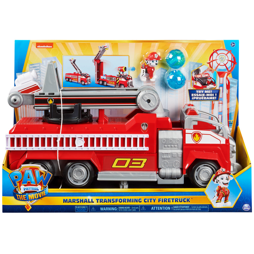 Paw Patrol movie Marshall transforming vehicle