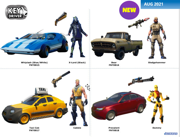 FORTNITE Joy Ride Vehicle Asst