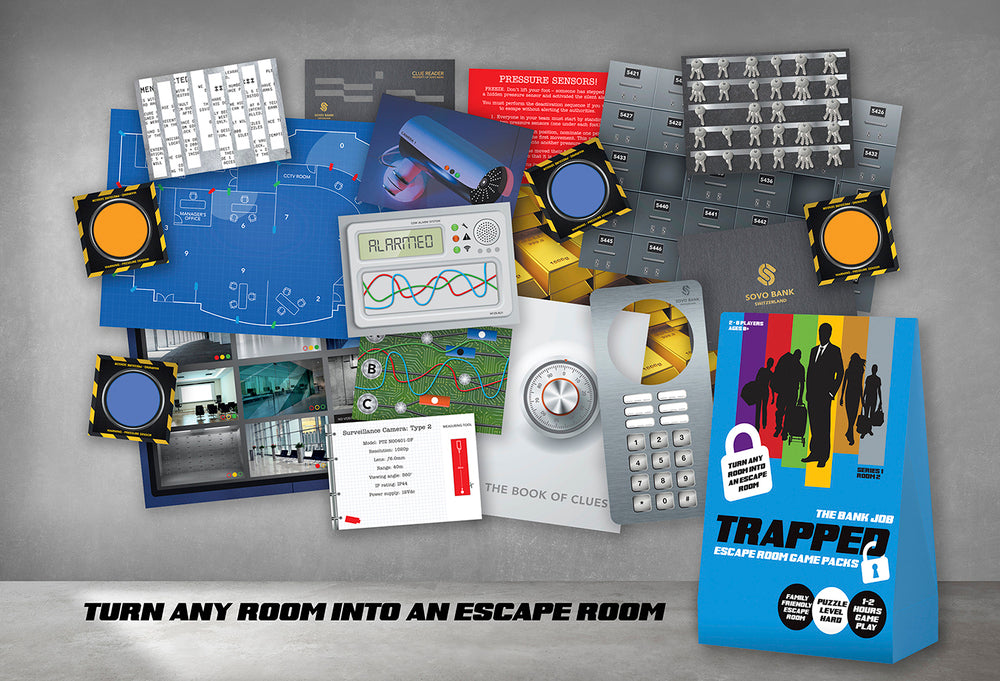 Trapped The Bank Escape Room Game Pack
