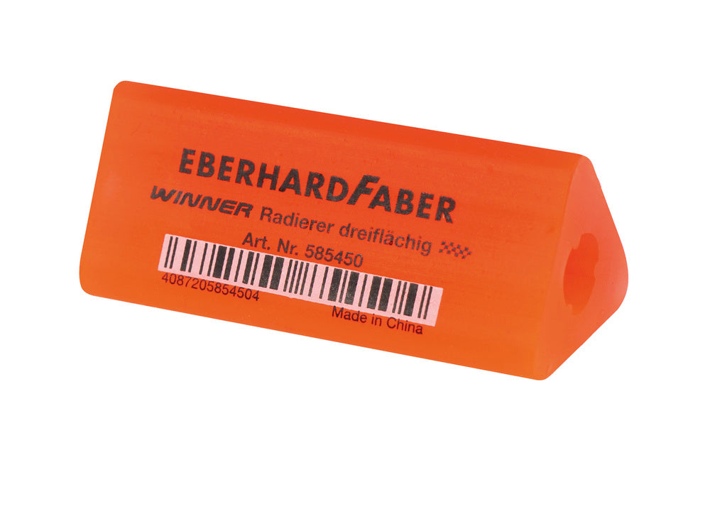 Gribetut viskelæder Eberhard Faber 4 ass farver