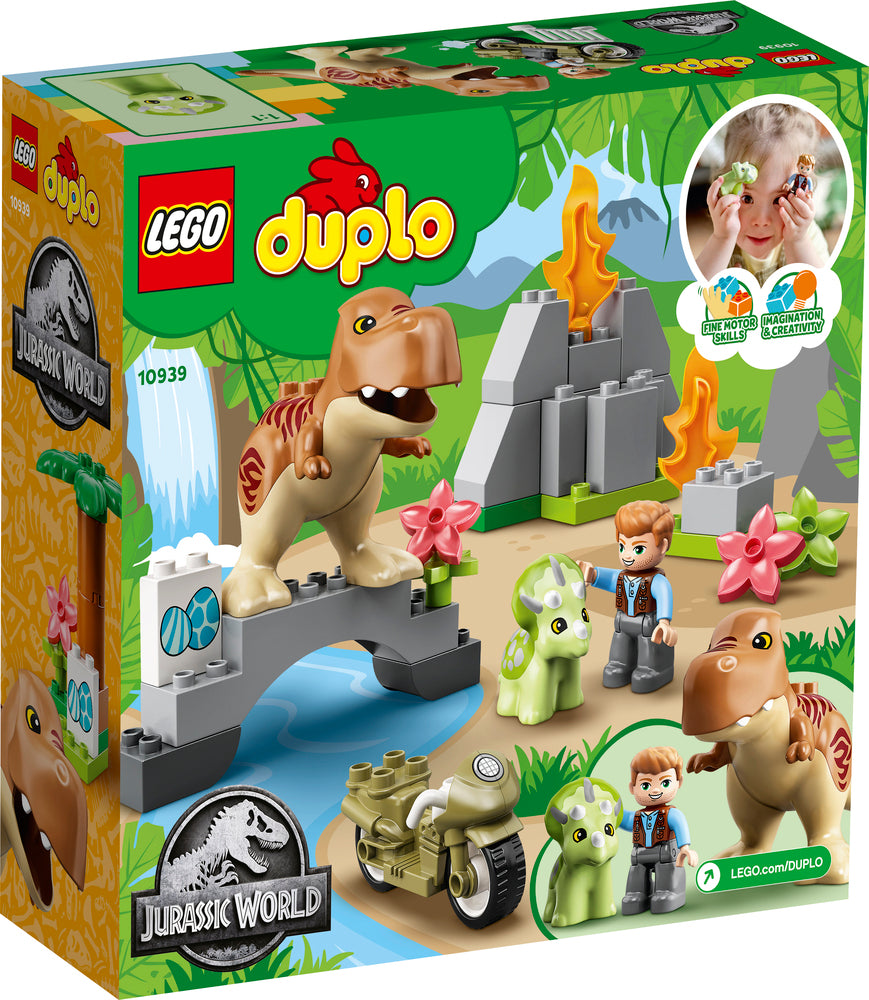 10939 LEGO DUPLO T. Rex and Triceratops på dinusaurflugt