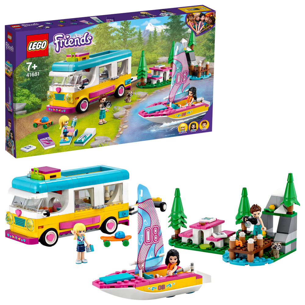 41681 LEGO FRIENDS Skov-autocamper og sejlbåd