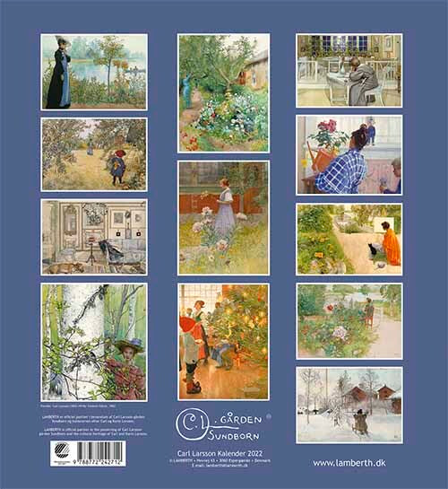 Carl Larsson kalender 2022