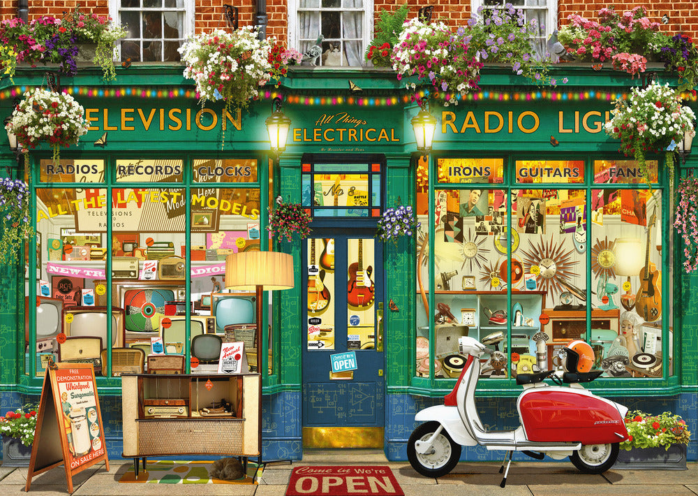 Puslespil Electronics shop 1000 brikker