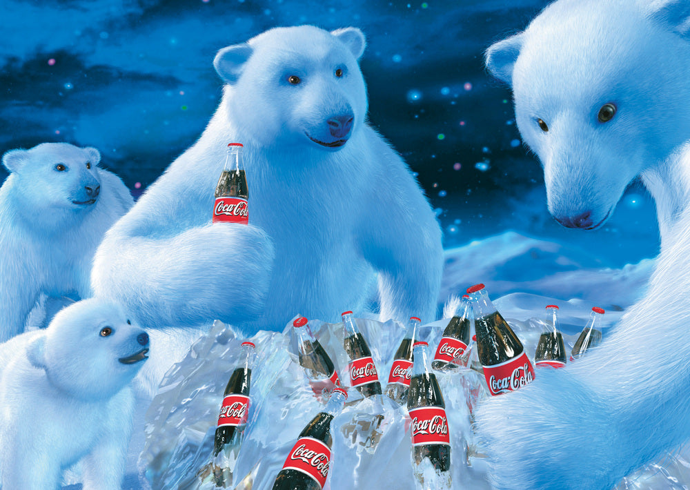 Puslespil Coca Cola Polar bears 1000 brikker