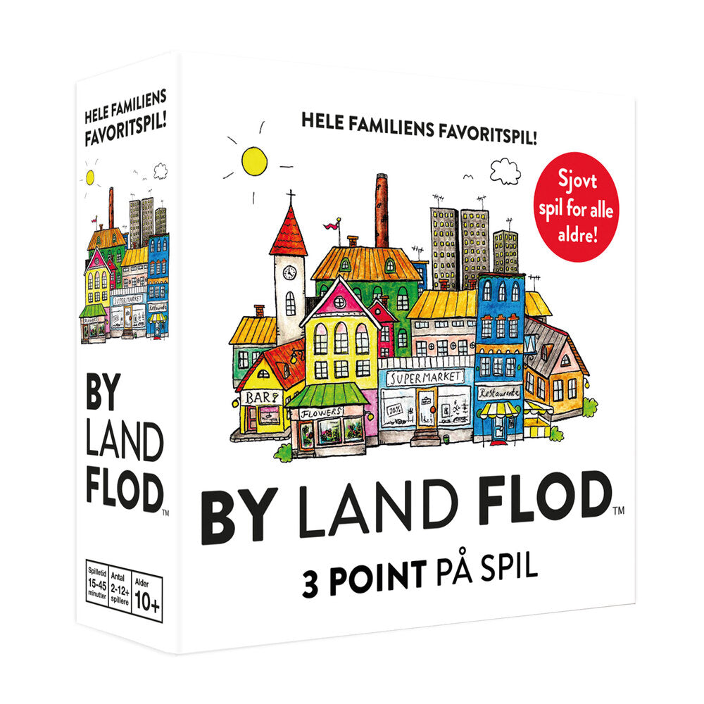 By, land, flod - 3 point i bøtten