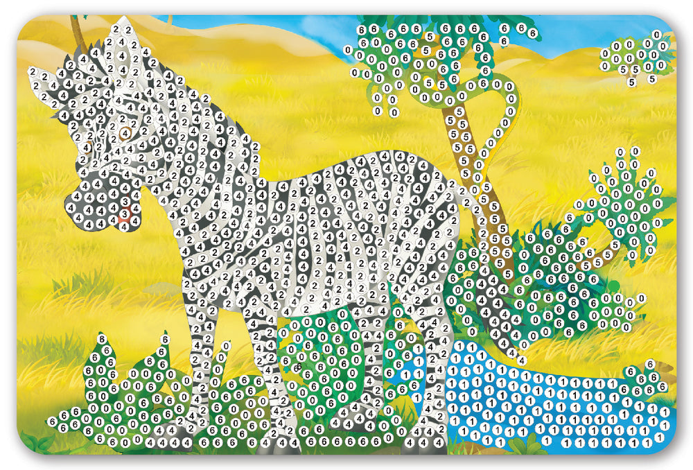 Diamond Art Zebra 10 x 15 cm