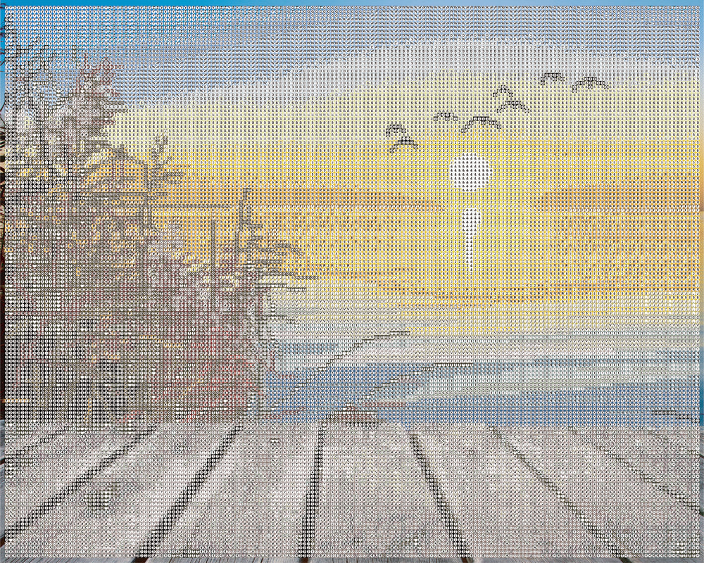 Diamond Art Havudsigt 40 x 50 cm