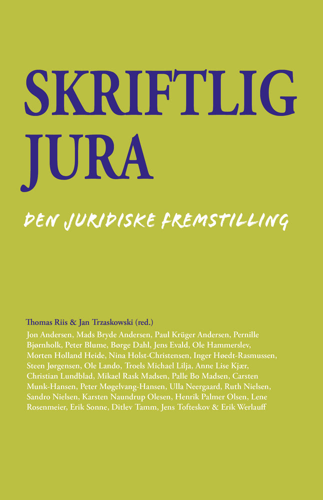 Skriftlig jura