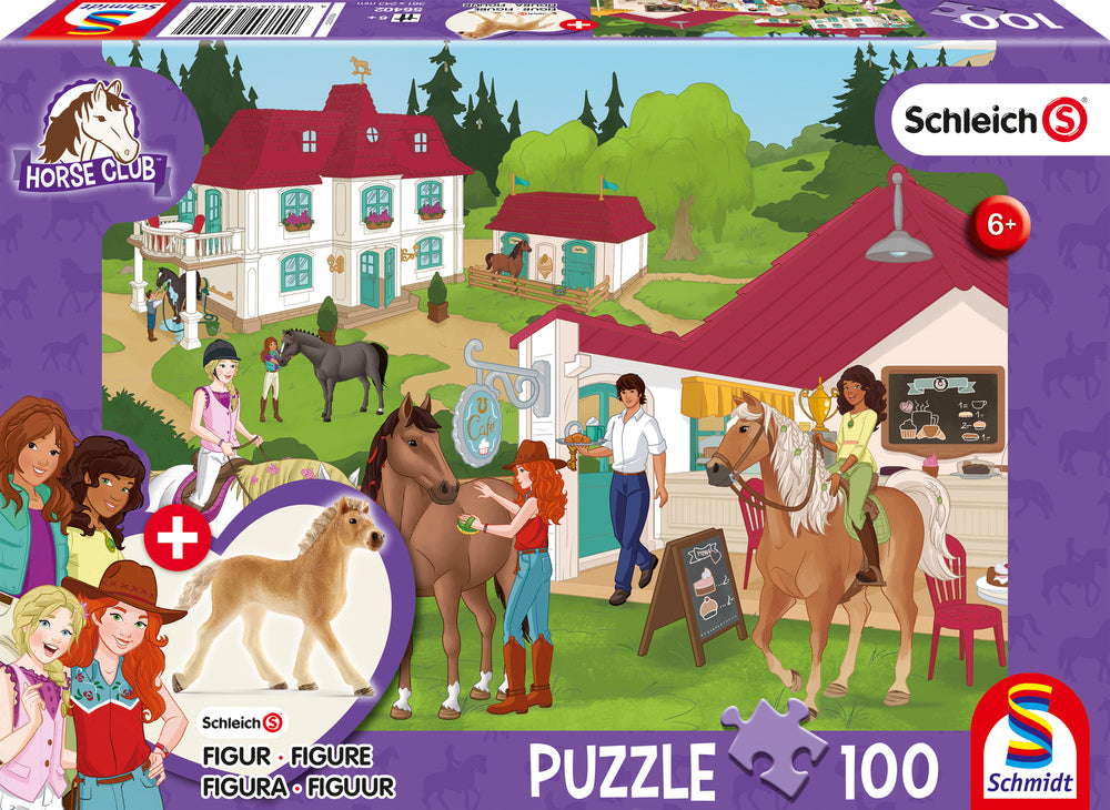 Puslespil Horse Club At the equestrian farm 100 brikker