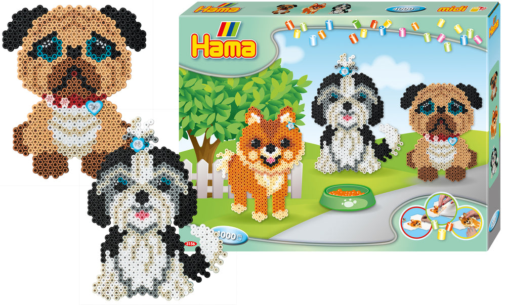 Hama midi gaveæske hunde