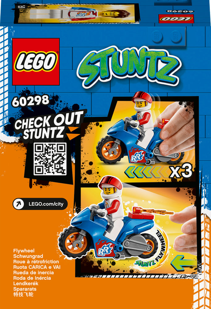 60298 LEGO City Stuntz Raket-stuntmotorcykel