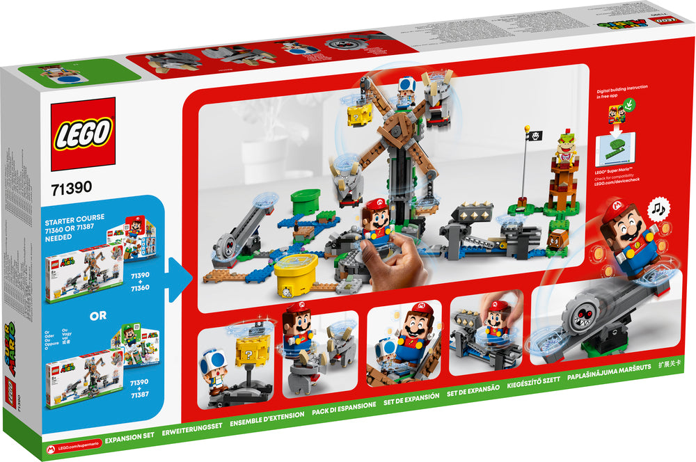 71390 LEGO Super Mario Reznor-væltning – udvidelsessæt