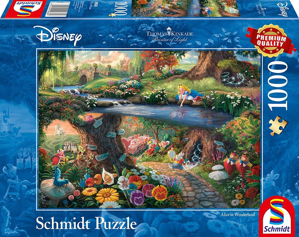 Puslespil Alice in wonderland 1000 brikker