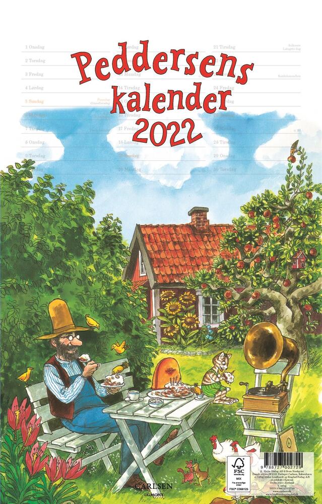 Peddersens kalender 2022