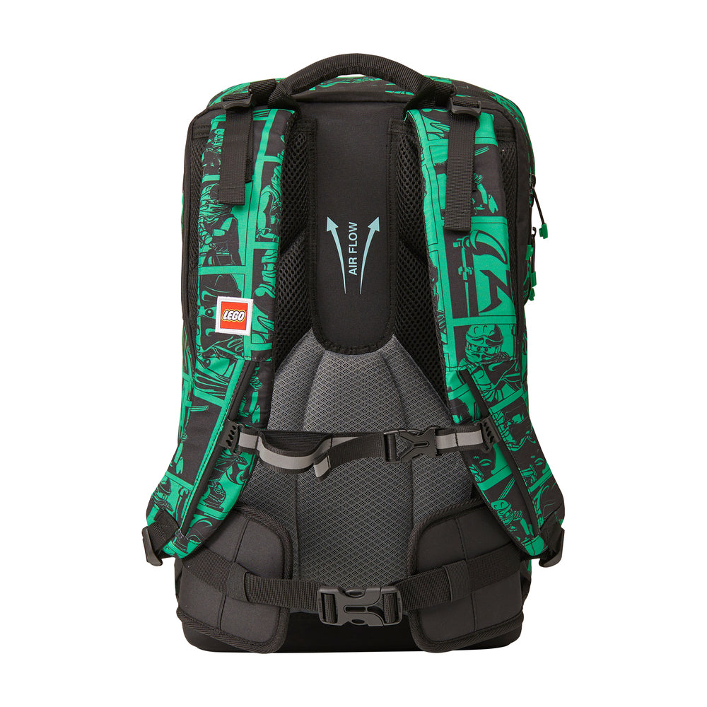 Skoletaske LEGO® Mortensen Maxi Plus Ninjago Grøn 23L
