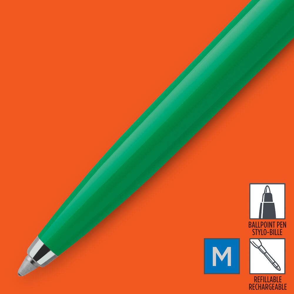 Parker grøn med blå refill