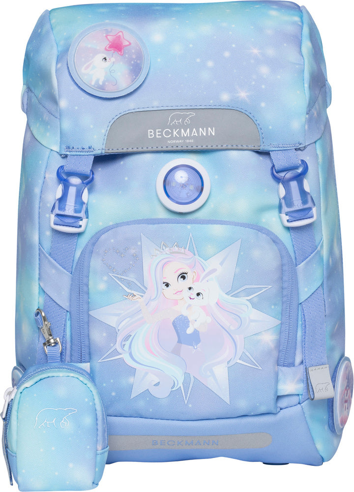 Skoletaske Beckmann classic star princess 22 liter