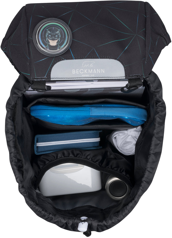 Skoletaske Beckmann classic night rider 22 liter
