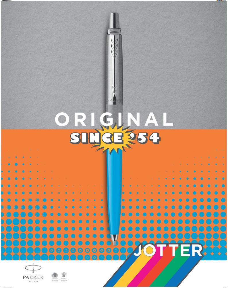 Parker Jotter lime/blå m/refill