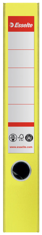 Brevordner Esselte No1 pap CO² neutral A4 50 mm ryg Gul