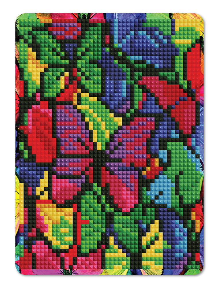 Diamond Art Sommerfugle farverige 13 x 18 cm